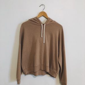 MADEWELL light pink drawstring hoodie